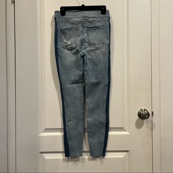 Spanx Distressed Skinny Jeans with Side Stripe - Picture 6 of 6